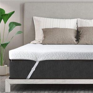 New 3 Inch Gel Memory Foam Mattress Topper Twin XL Size High Density Cooling Pad